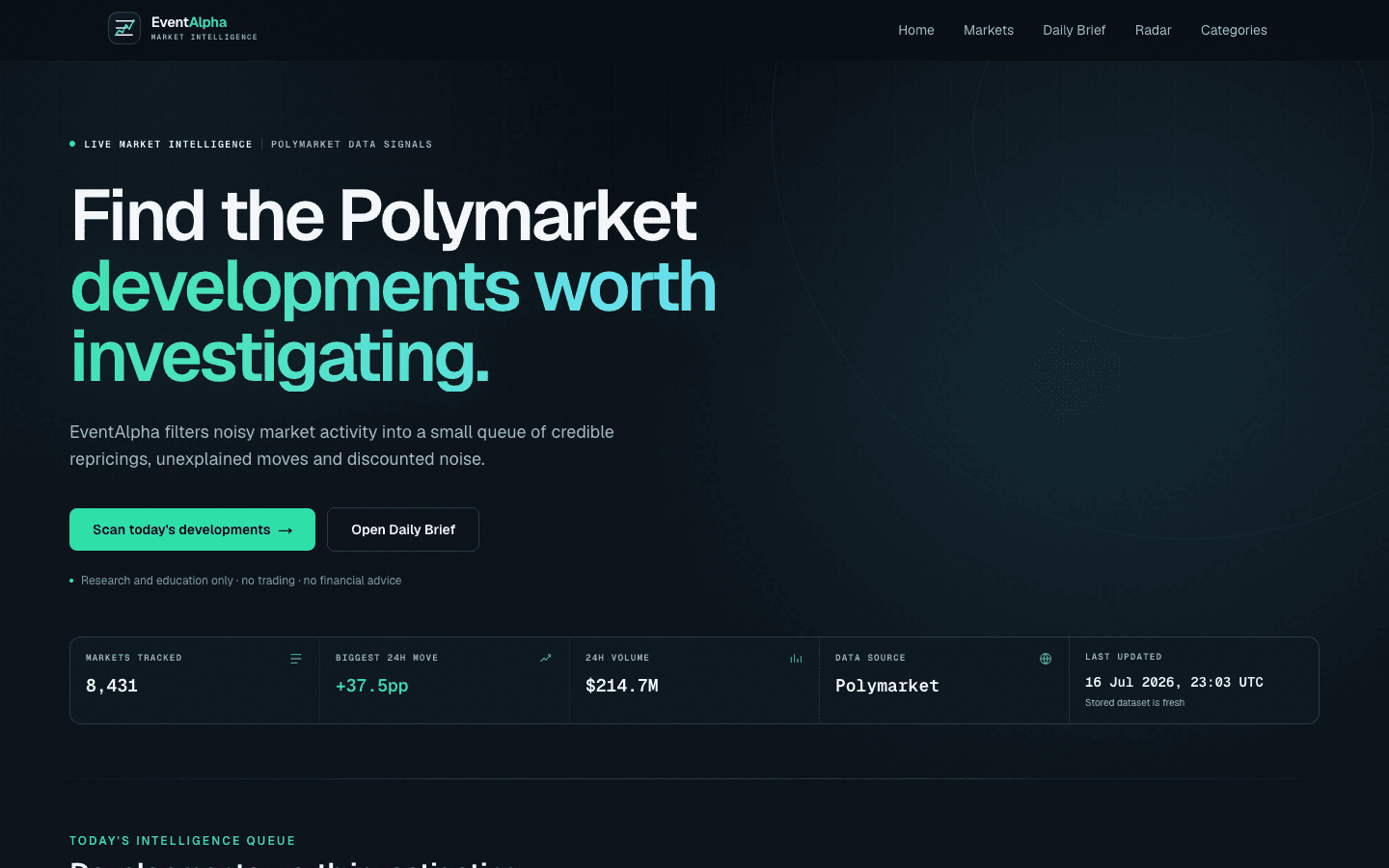 EventAlpha
