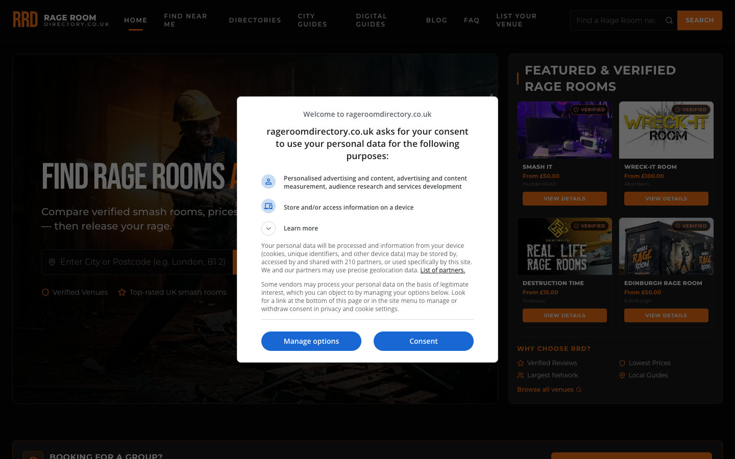 RageRoom Directory